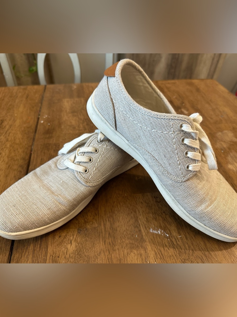 Steve Madden Casual Men's Fenta Canvas Sneakers in Light Beige